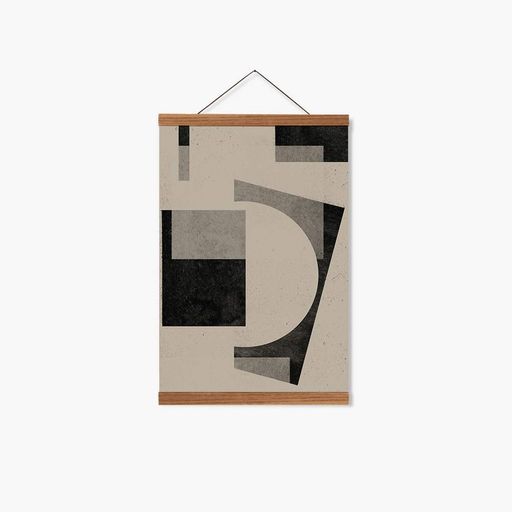 Постер Roomy "Contrast Form" Біла рамка з антибліковим склом A1 (84.1x59.4 cm.) (1353031)