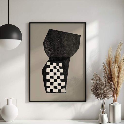 Постер Roomy "Chess Tower" Біла рамка з глянцевим склом A2 (59.4x42 cm.) (1353043)