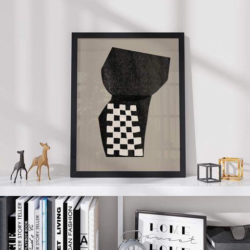 Постер Roomy "Chess Tower" Черная рамка с глянцевым стеклом A1 (84.1x59.4 cm.) (1353044)
