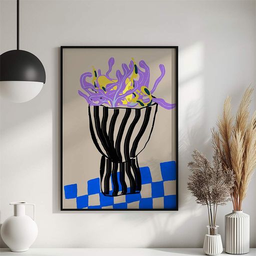 Постер Roomy "Blossom Energy" Белая рамка с глянцевым стеклом A3 (42x29.7 cm) (1353083)