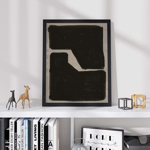 Постер Roomy "Night Curve" Черная рамка с антибликовым стеклом A4 (29.7x21 cm) (1353093)