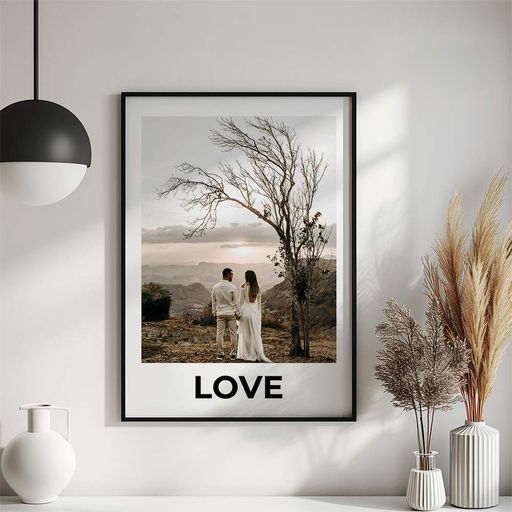 Постер Персоналізований "Photo Love" Хенг-постер A2 (59.4x42 cm.) (1353191)