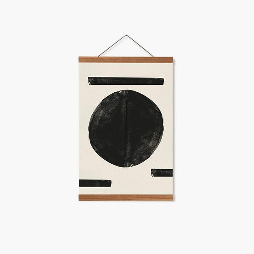 Постер Roomy "Black Pulse" Черная рамка с глянцевым стеклом A3 (42x29.7 cm) (1353207)