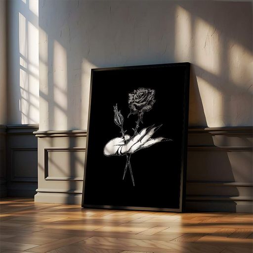 Постер Roomy "Healing" Черная рамка с антибликовым стеклом A4 (29.7x21 cm) (1353653)