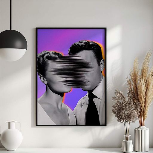 Постер Roomy "Blur Kiss" Хэнг-постер A2 (59.4x42 cm.) (1354150)