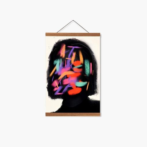 Постер Roomy "Flash Head" Белая рамка с антибликовым стеклом A3 (42x29.7 cm) (1354355)