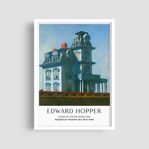 Постер Roomy "Blue House" Без рамки A2 (59.4x42 cm.) (1354953)