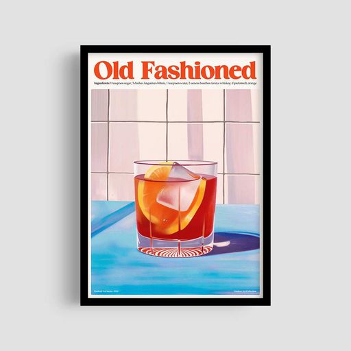 Постер Roomy "Old Fashioned" Біла рамка з глянцевим склом A4 (29.7x21 cm) (1355152)