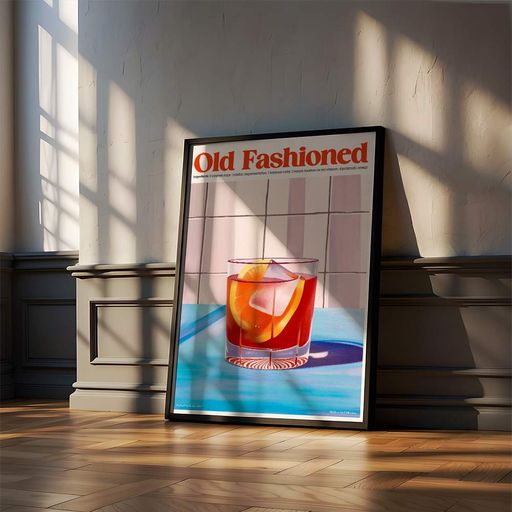 Постер Roomy "Old Fashioned" Біла рамка з глянцевим склом A4 (29.7x21 cm) (1355152)