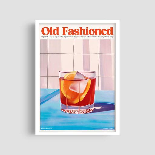 Постер Roomy "Old Fashioned" Біла рамка з глянцевим склом A4 (29.7x21 cm) (1355152)