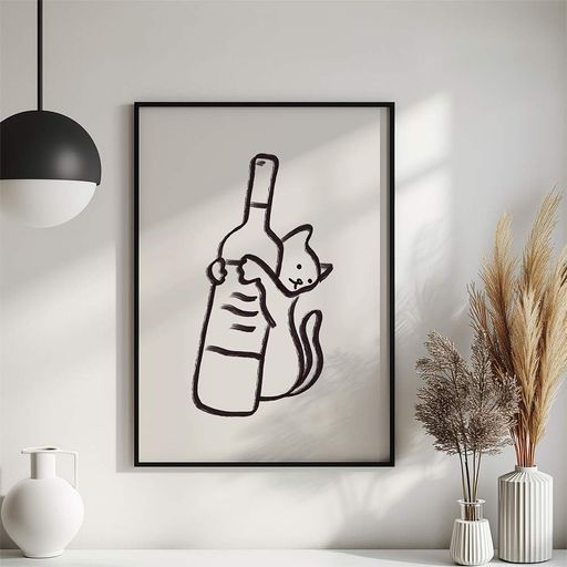 Постер Roomy "Bottle Dance" Без рамки A2 (59.4x42 cm.) (1355215)