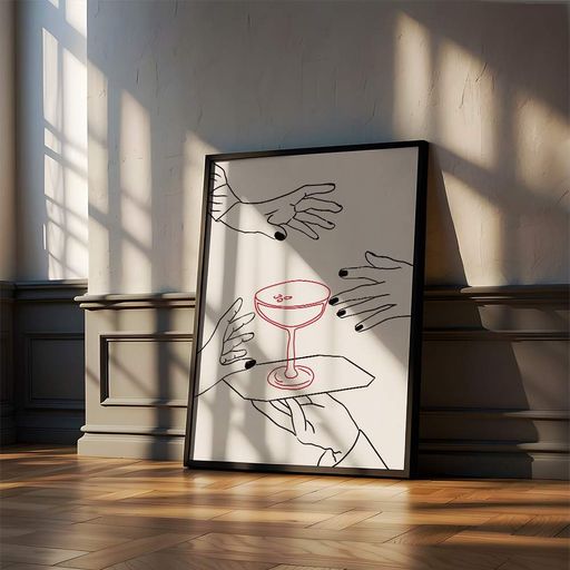 Постер Roomy "Hand Offering" Хенг-постер A2 (59.4x42 cm.) (1355558)