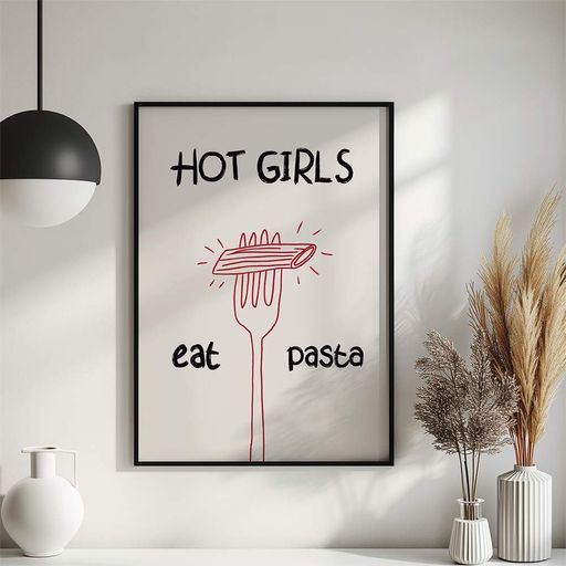 Постер Roomy "Hot Girls" Белая рамка с антибликовым стеклом A1 (84.1x59.4 cm.) (1355573)