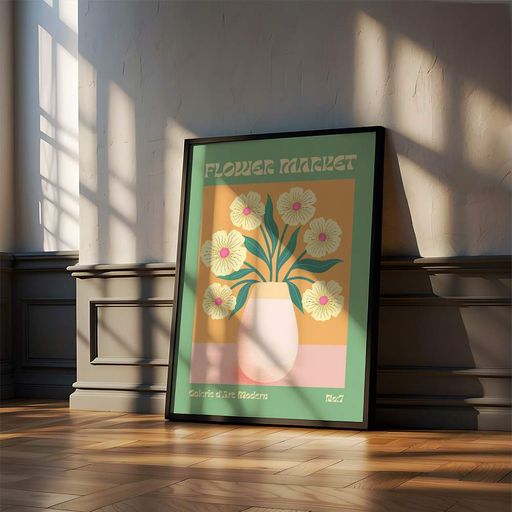 Постер Roomy "Peach Morning" Белая рамка с антибликовым стеклом A3 (42x29.7 cm) (1355851)
