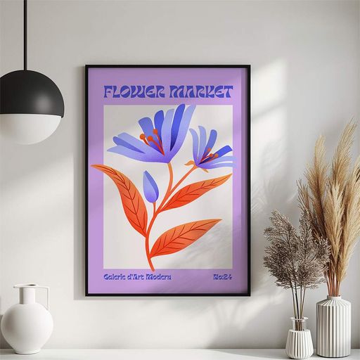 Постер Roomy "Playful Buds" Без рамки A4 (29.7x21 cm) (1355873)