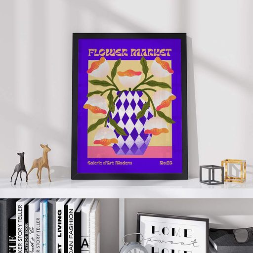 Постер Roomy "Bold Symmetry" Біла рамка з антибліковим склом A4 (29.7x21 cm) (1355902)