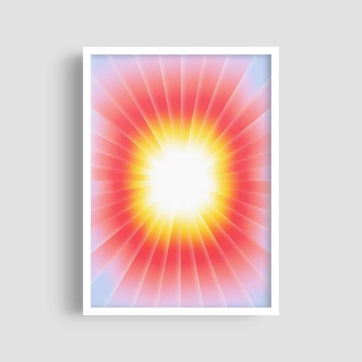 Постер Roomy "Light Burst" Хэнг-постер A2 (59.4x42 cm.) (1356341)