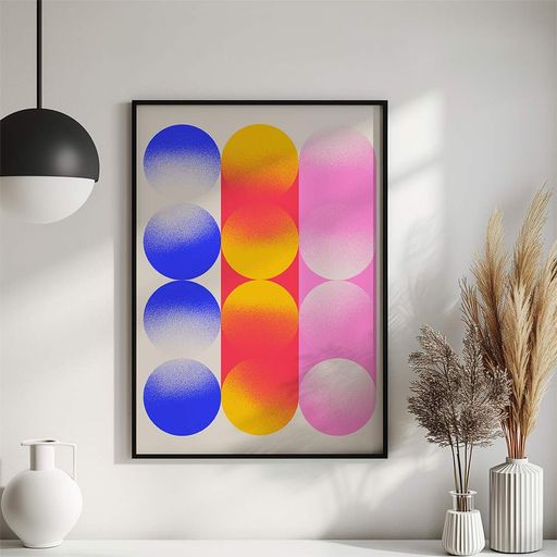 Постер Roomy "Triple Blend" Біла рамка з антибліковим склом A4 (29.7x21 cm) (1356653)