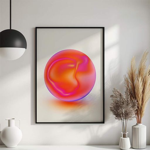 Постер Roomy "Neon Orb" Без рамки A2 (59.4x42 cm.) (1356718)