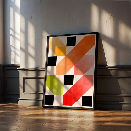 Постер Roomy "Angle Glow" Без рамки A2 (59.4x42 cm.) (1356732)