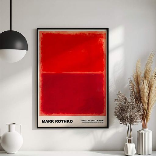 Постер Roomy "Color Field" Черная рамка с глянцевым стеклом A2 (59.4x42 cm.) (1356830)