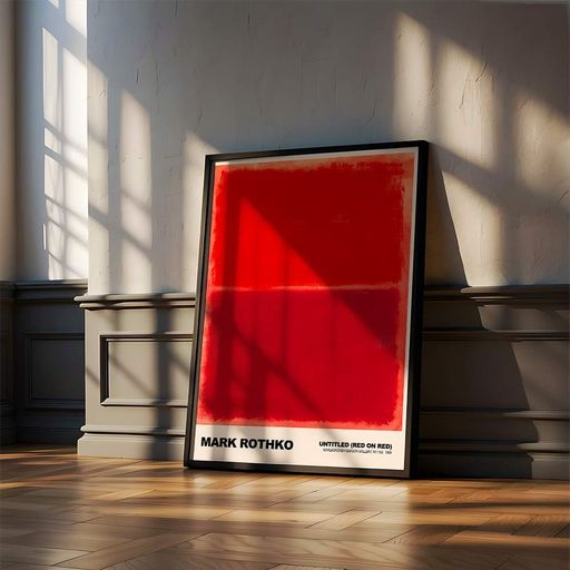 Постер Roomy "Color Field" Черная рамка с глянцевым стеклом A2 (59.4x42 cm.) (1356830)