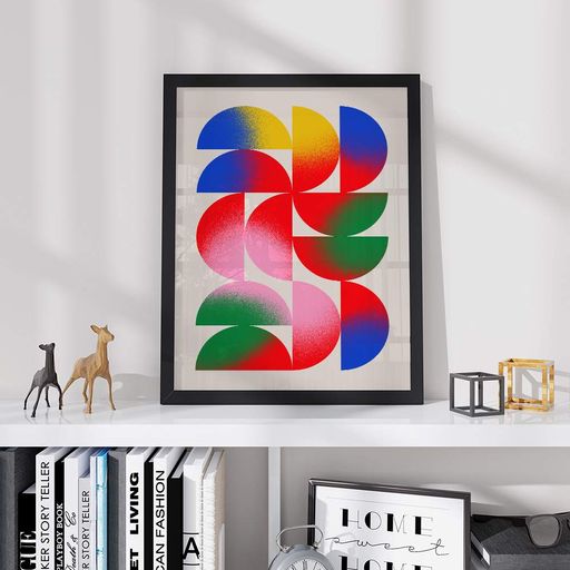 Постер Roomy "Leaf Pop" Белая рамка с глянцевым стеклом A3 (42x29.7 cm) (1356853)
