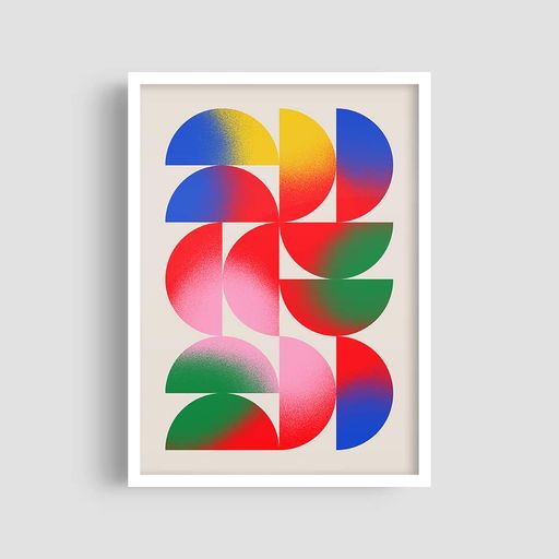 Постер Roomy "Leaf Pop" Белая рамка с глянцевым стеклом A3 (42x29.7 cm) (1356853)