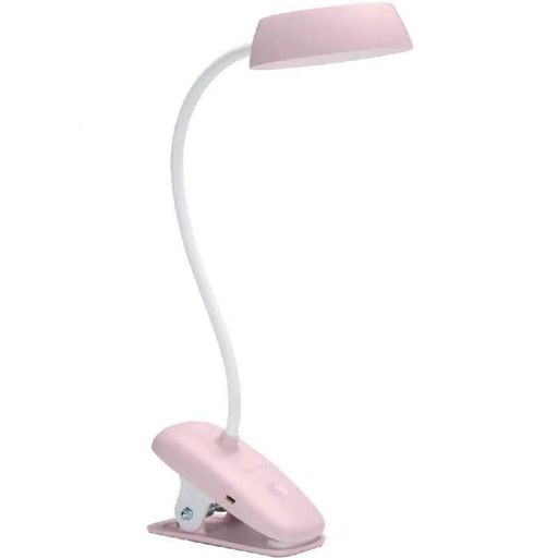 Настольная лампа Philips Donutclip 3 Вт, аккумулятор 1200 мАч, розовый, USB-A, портативная (1359634)