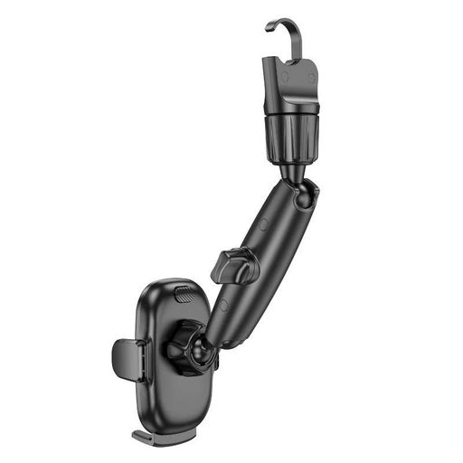 Автомобільний тримач HOCO Waves rearview mirror car holder H17 4.7-7" black (1359699)