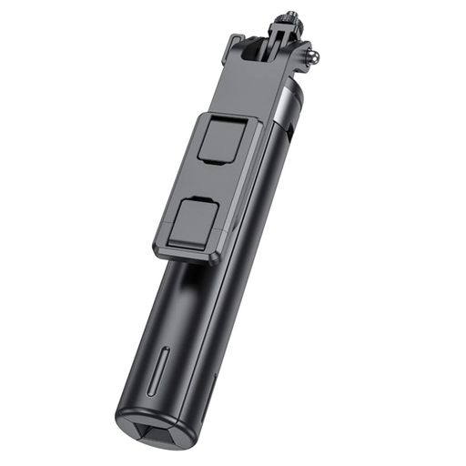Селфі-монопод HOCO K21 Stream aluminum alloy live broadcast holder Bluetooth 4.2 Black (1360228)
