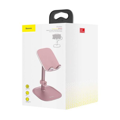 Держатель для телефонов и планшетов Baseus literary youth desktop bracket SUWY-0S rose/gold (1360452)