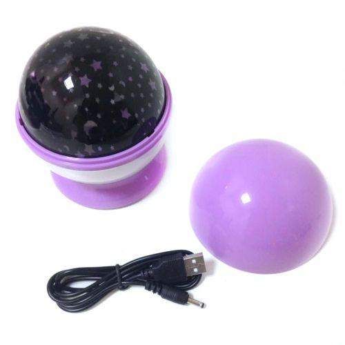 Нічник-проектор зоряне небо Star Master Dream QDP01 Mini Фіолетовий (1360975)