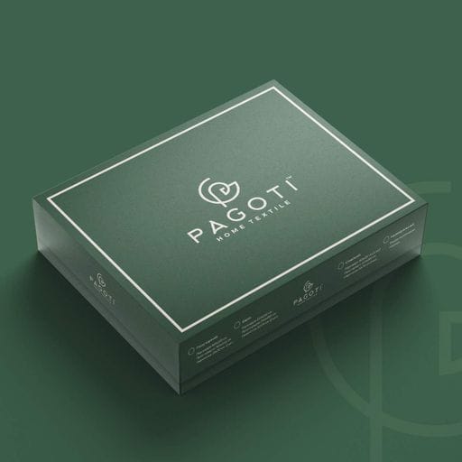 Комплект постельного белья лиоцелл PAGOTI Aura темно-бирюзовый (двухспальный/4*70х70 см) (1361568)