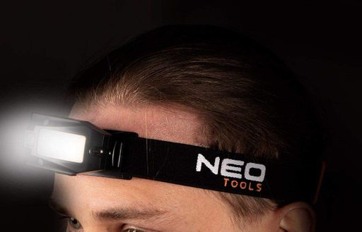 Налобный фонарь Neo Tools 500 мАч/Li-ion/3Вт/180 лм Черный (99-069) (1361775)