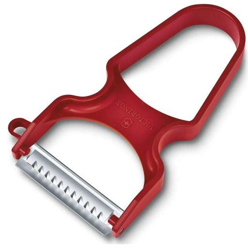 Кухонная овощечистка Victorinox Rapid, красная, одно лезвие, металлическая модель Vx60934.1 (1362005)