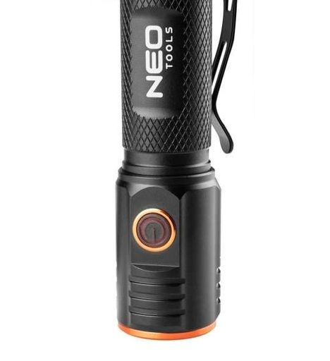 Ручной фонарь Neo Tools 2200мАч/Li-ion/20Вт/2000лм Черный (99-067) (1362053)