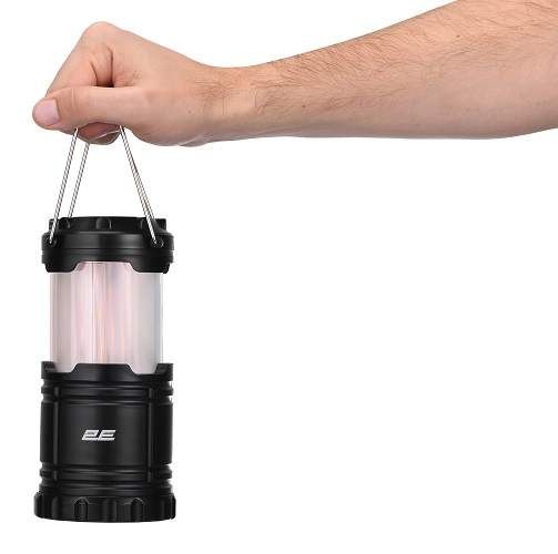 Фонарь 2E Flame 2E-PLBL3AA, кемпинговый, складной, 3Вт, 150 Лм, 3×AA, белый свет + пламя (1362425)