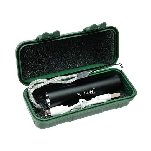 Фонарик ручной LED RL-517 | Micro USB | black (1362853)