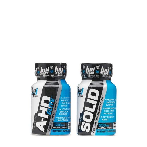 Стимулятор тестостерону BPI Sport A-HD Elite + Solid, 2x30 капсул (1369429)