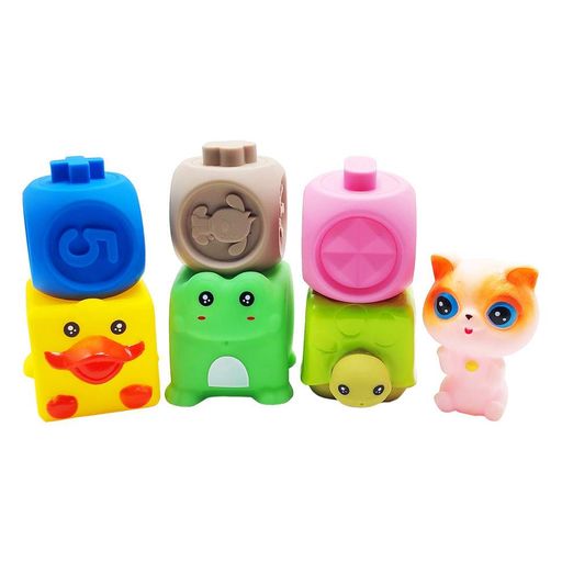Игрушка для купания Bambi SCA97-2C животные и фигуры 7шт (1375586)