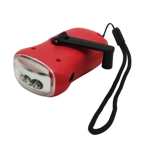 Фонарь светодиодный портативный на солнечной батарее c динамомашиной Bambi ZB-1(Red) (1375587)
