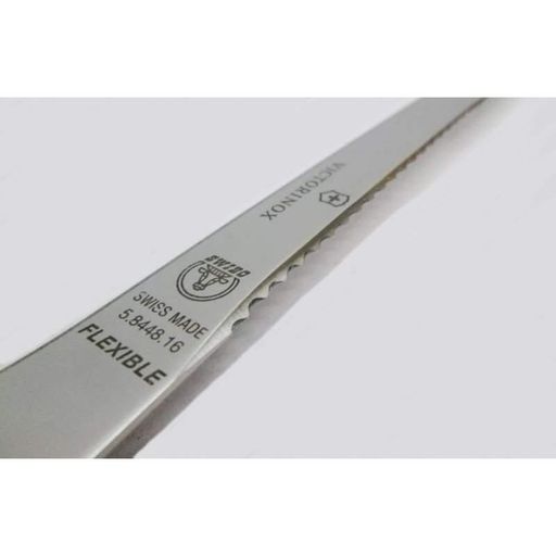 Нож Victorinox Swibo Vx58448.16 гибкий для обработки рыбы и мяса, 16 см, оранжевый. (1376252)