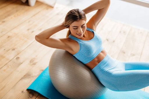 М'яч для фітнесу (фітбол) PowerPlay 4001 Ø75 cm Gymball Сріблястий + помпа (1377264)