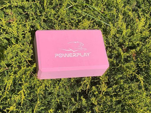 Блок для йоги PowerPlay 4006 Yoga Brick Рожевий (1377290)