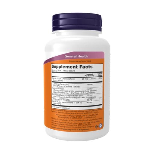 Комплекс Поддержка сердечно-сосудистой системы NOW foods Clinical Cardio, 90 вегетарианских капсул
