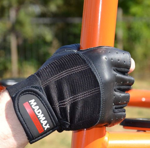 Рукавички для фітнесу MadMax MFG-248 Clasic Exclusive Black L (1378193)