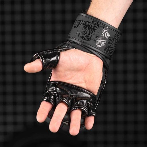 Рукавиці для ММА Phantom Muay Thai Black S/M (капа в подарунок) (1378605)