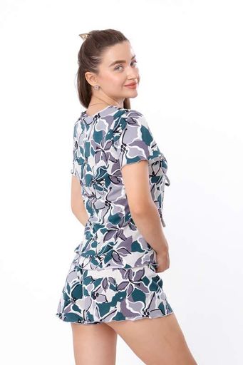Комплект жіночий (футболка+шорти) Носи своє 46 Сірий (p-10025-206422) (1381453)