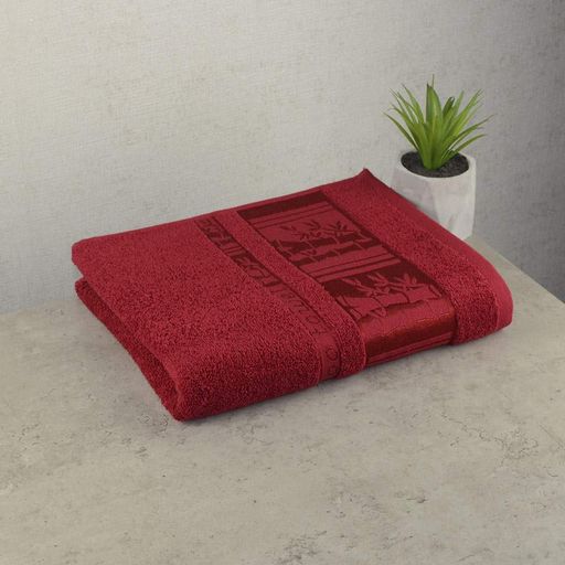 Набір рушників для ванни 3шт GM Textile 50х90см, 50х90см, 70х140см BambooN 450г / м2 (Червоний) (1382102)